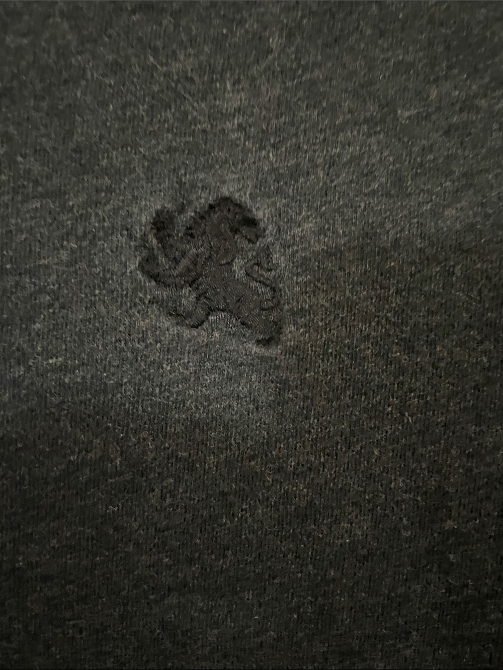 Express Black Crewneck Tee with White Logo - Picture 3 of 4